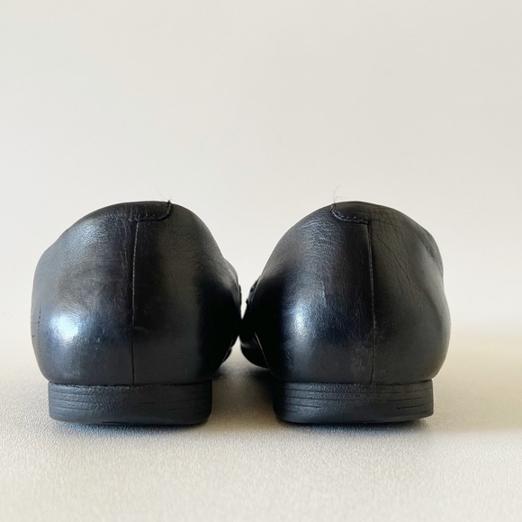 Dansko Flats Shoes Larisa Milled Leather Casual Classic Minimalist Black Chic 12 - Picture 7 of 16